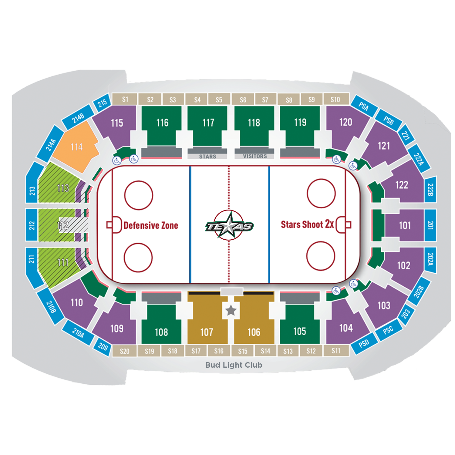 Wild Hockey Seating Chart