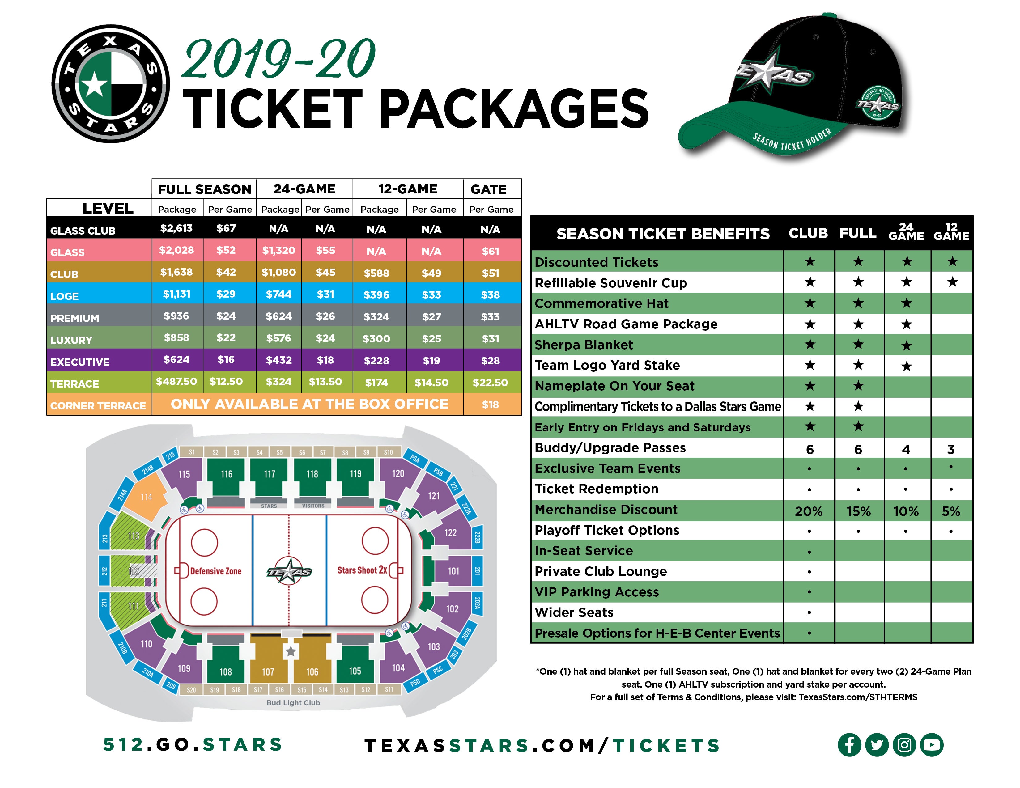 Texas Stars Hockey Seating Chart