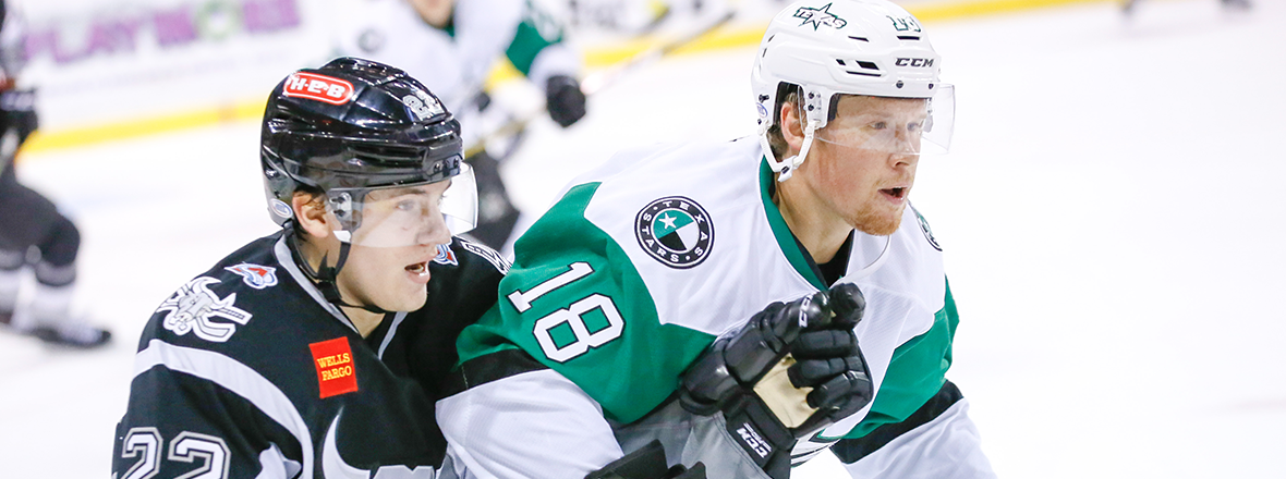 Rampage Drop Stars with Big Second Period, 6-2