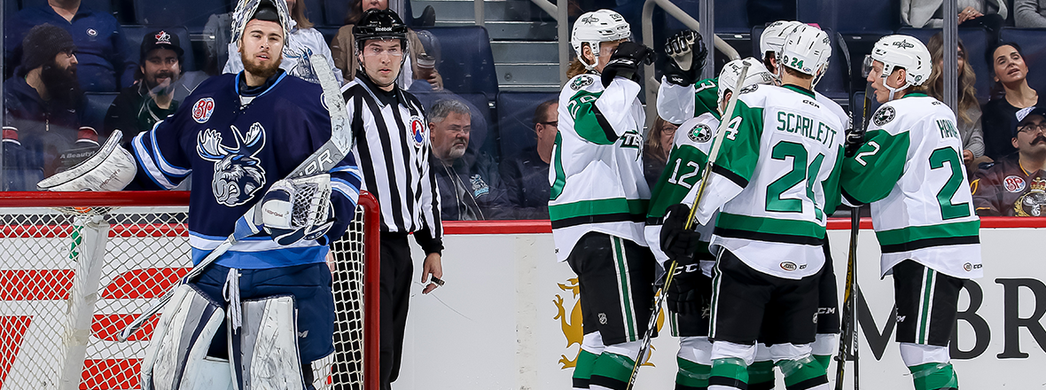 Stars Sweep Manitoba Weekend with 5-1 Win