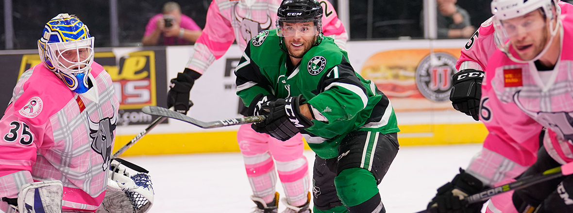 Stars Stunned Late by Rampage in 4-2 Loss