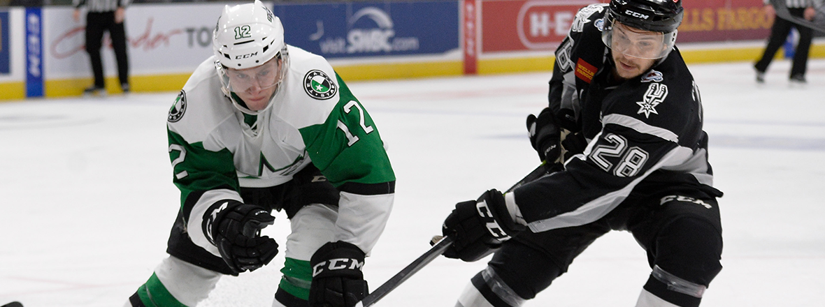 Stars Edged by Rampage in 2-1 Loss