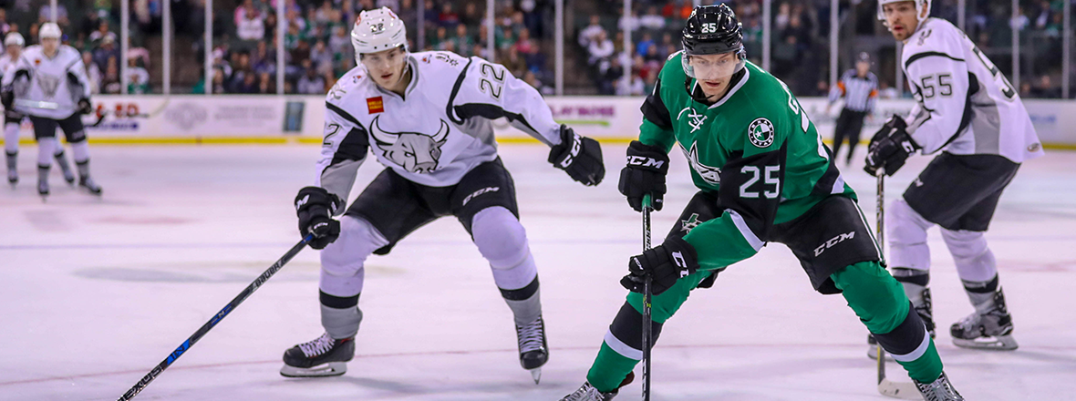 Stars Earn Point in 4-3 Shootout Loss