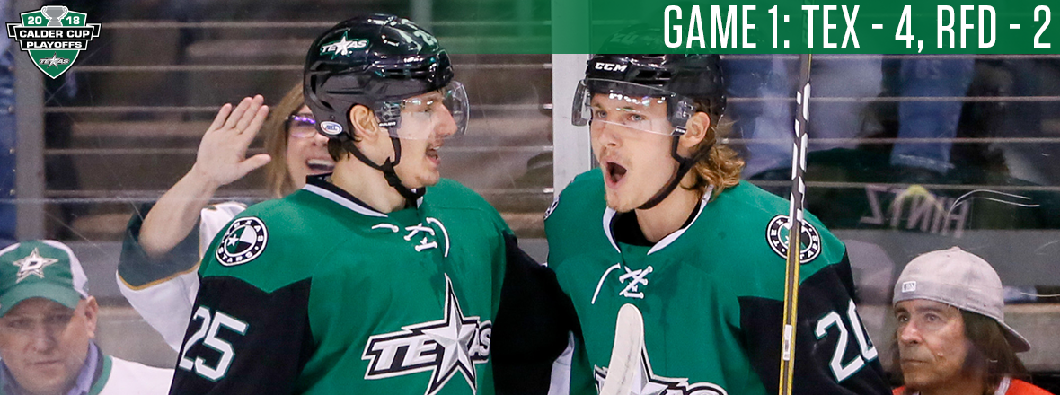 Stars Hand Hogs First Playoff Loss to Take Series Lead