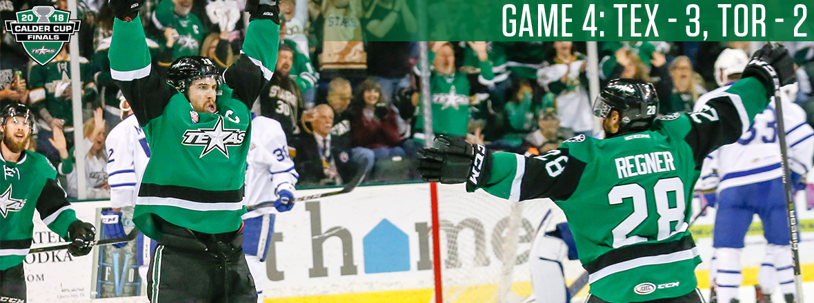 Stars Even Up Finals with Game 4 Win!