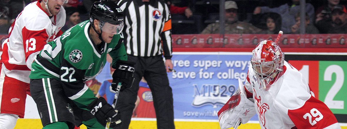 Texas Stars Fall to Red Hot Grand Rapids Griffins