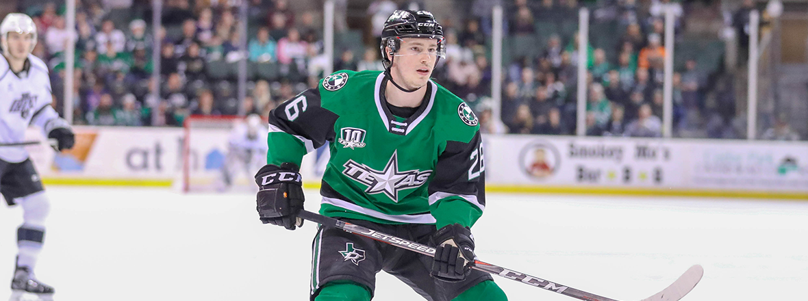 Stars Left Wing Spencer Naas Returned to Steelheads