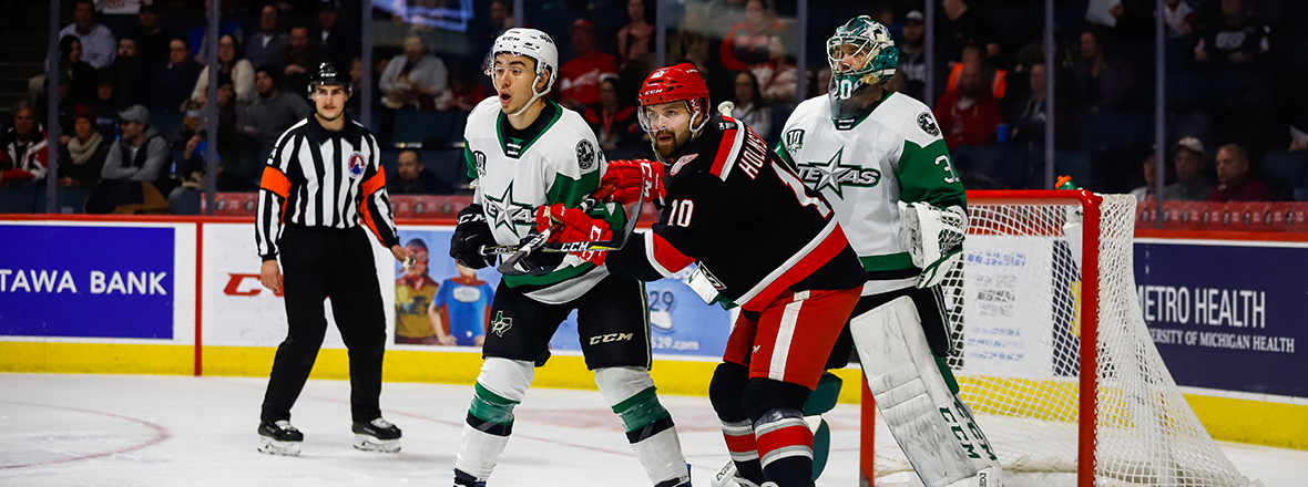 Stars Come Up Short in Grand Rapids