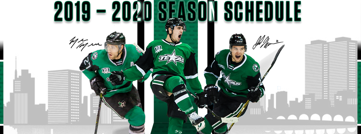 Stars Release Full 2019-20 Season Schedule