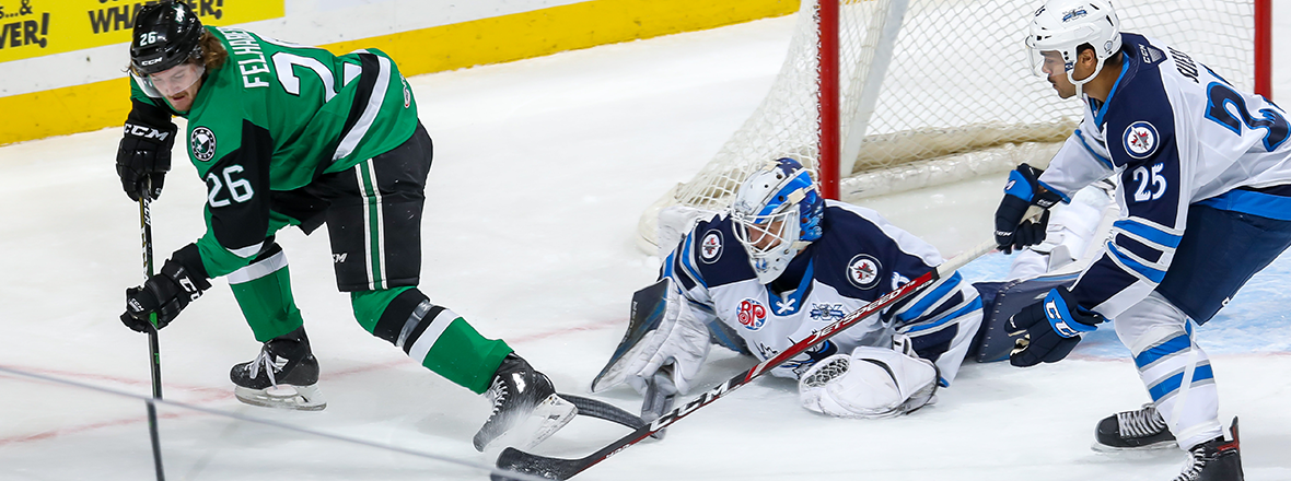 Stars Lose 2-1 Game on the Road to Moose