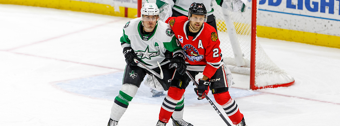 Stars Fall 5-2 to IceHogs