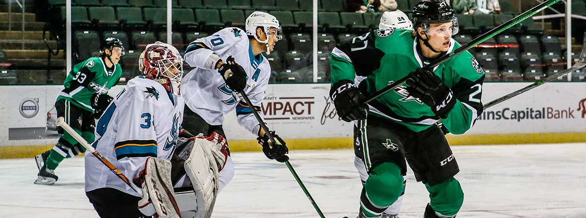 Stars Home Opener Spoiled by Barracuda in 5-2 Loss