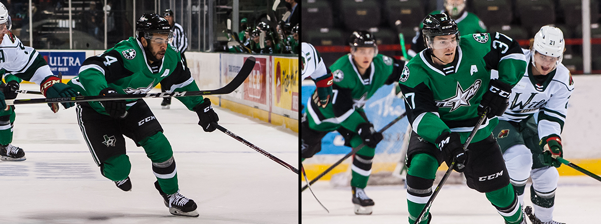 Stars Name Melnick and Baptiste Alternate Captains