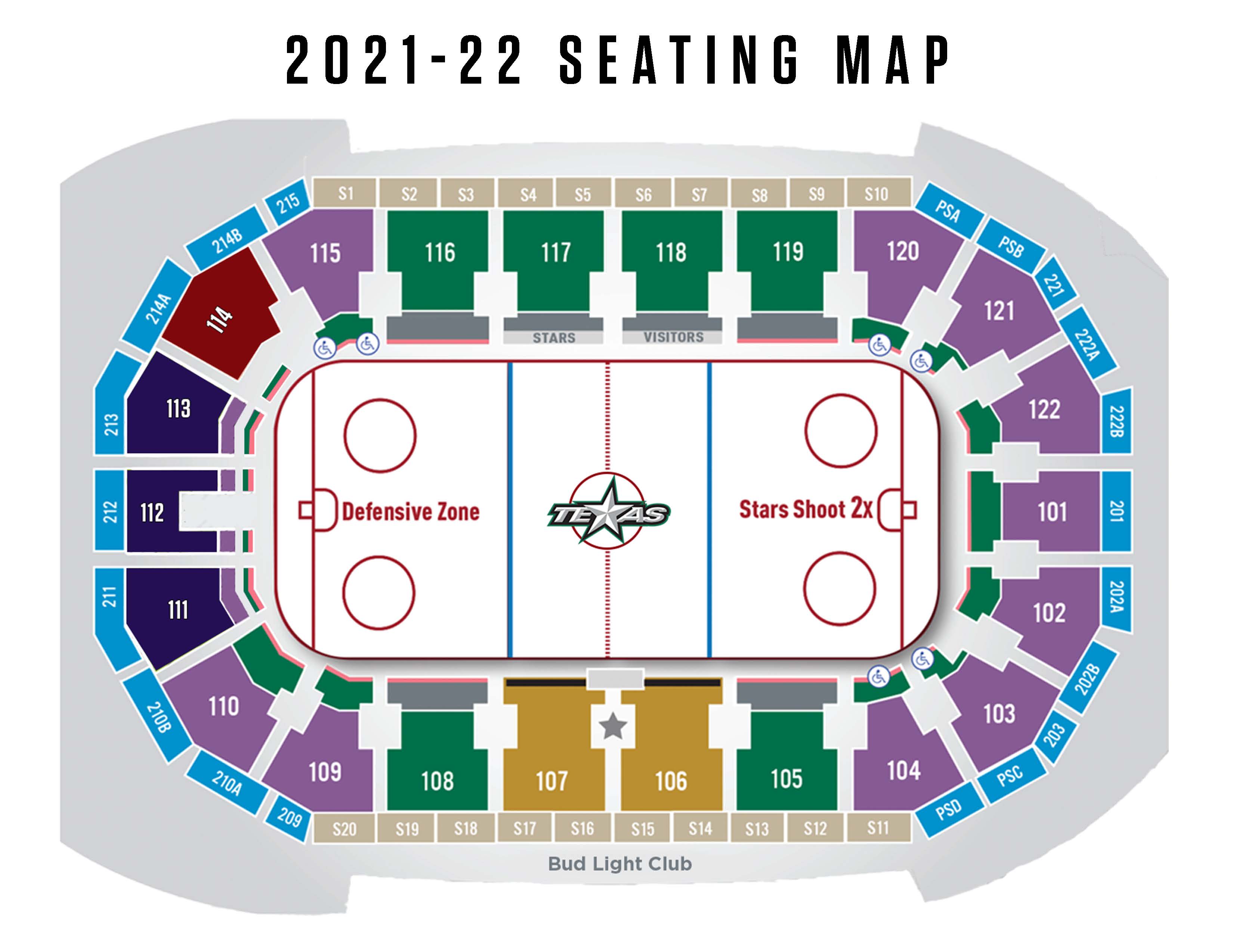 Dallas Stars: Seating Chart - Guaranteed To Improve Your Game Day!