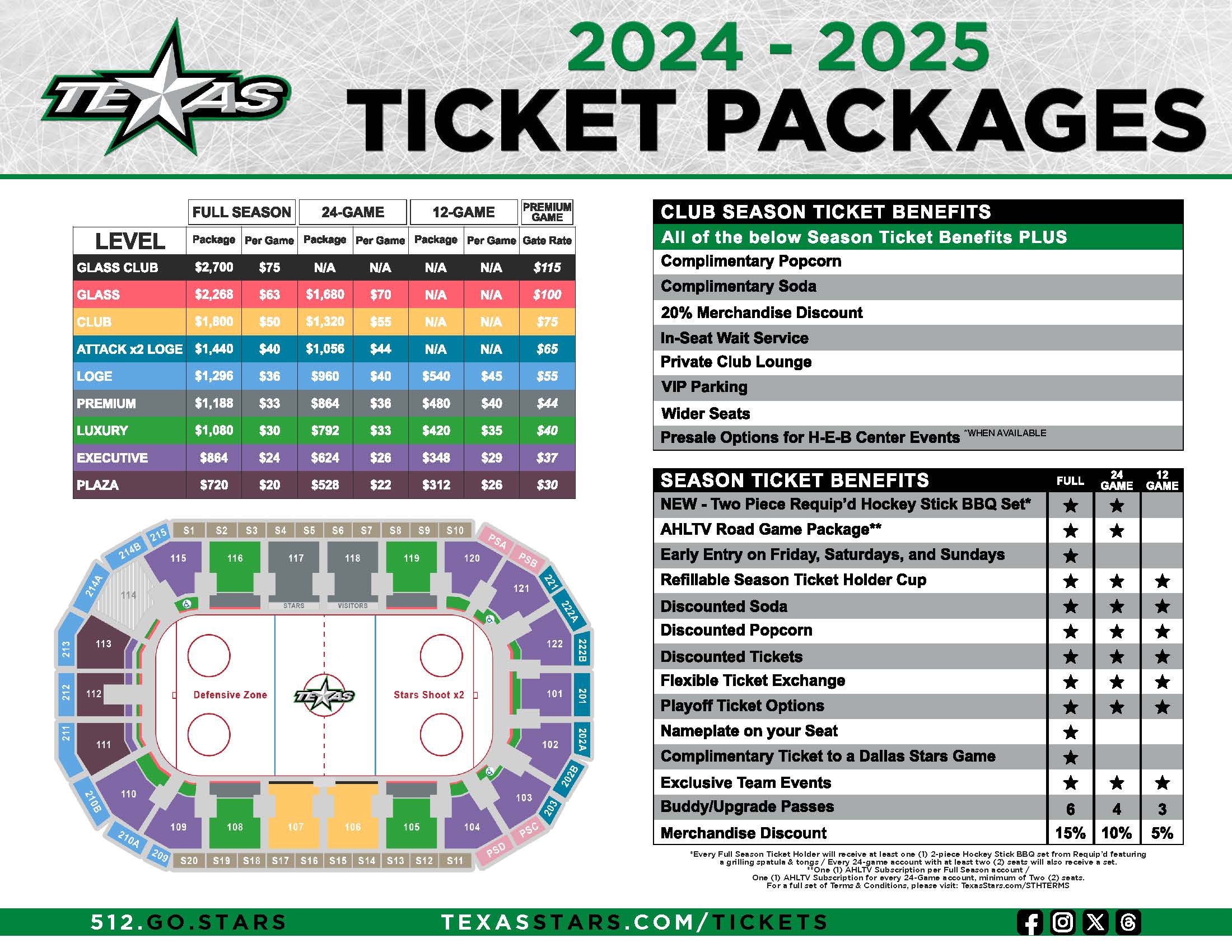 24 Game Season Tickets Texas Stars AHL Affiliate to Dallas Stars