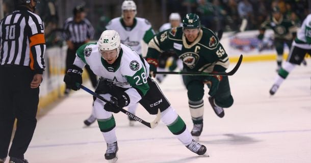 Stars Blanked by Wild in Season Opener thumbnail