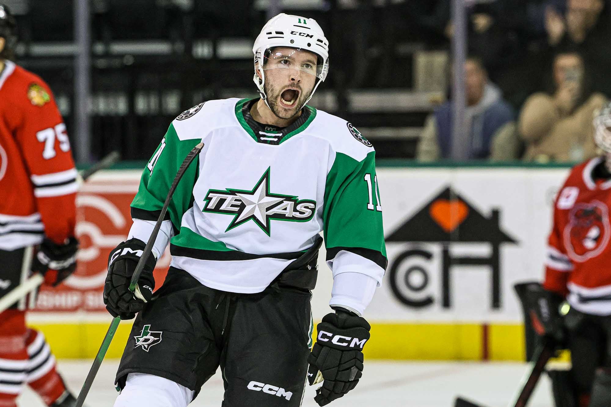 Texas Stars end losing streak with late goal