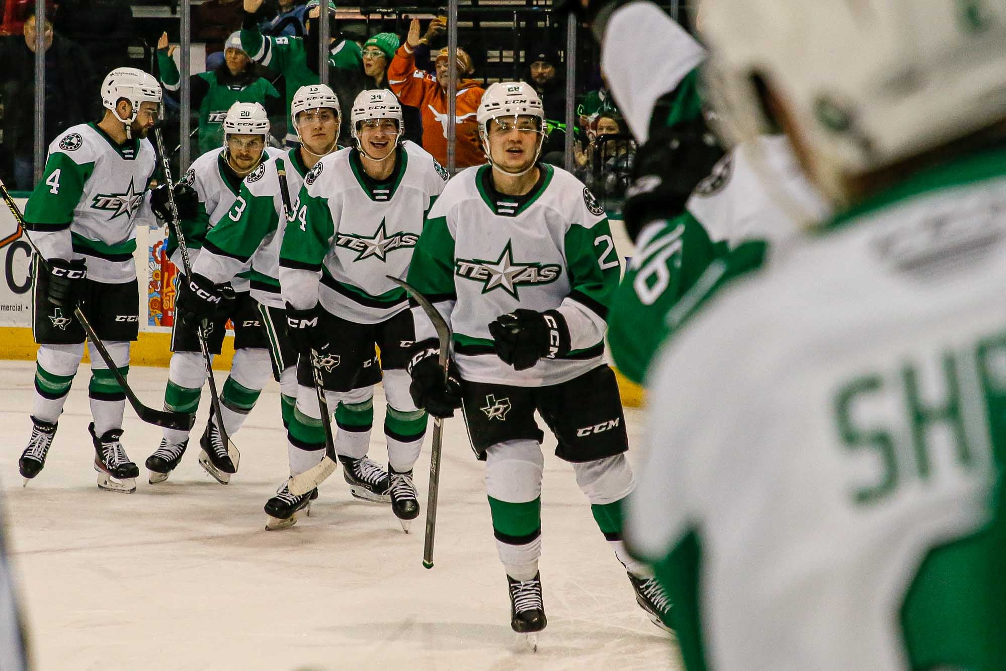 Stars Streak Snapped by Griffins in Grand Rapids, Texas Stars