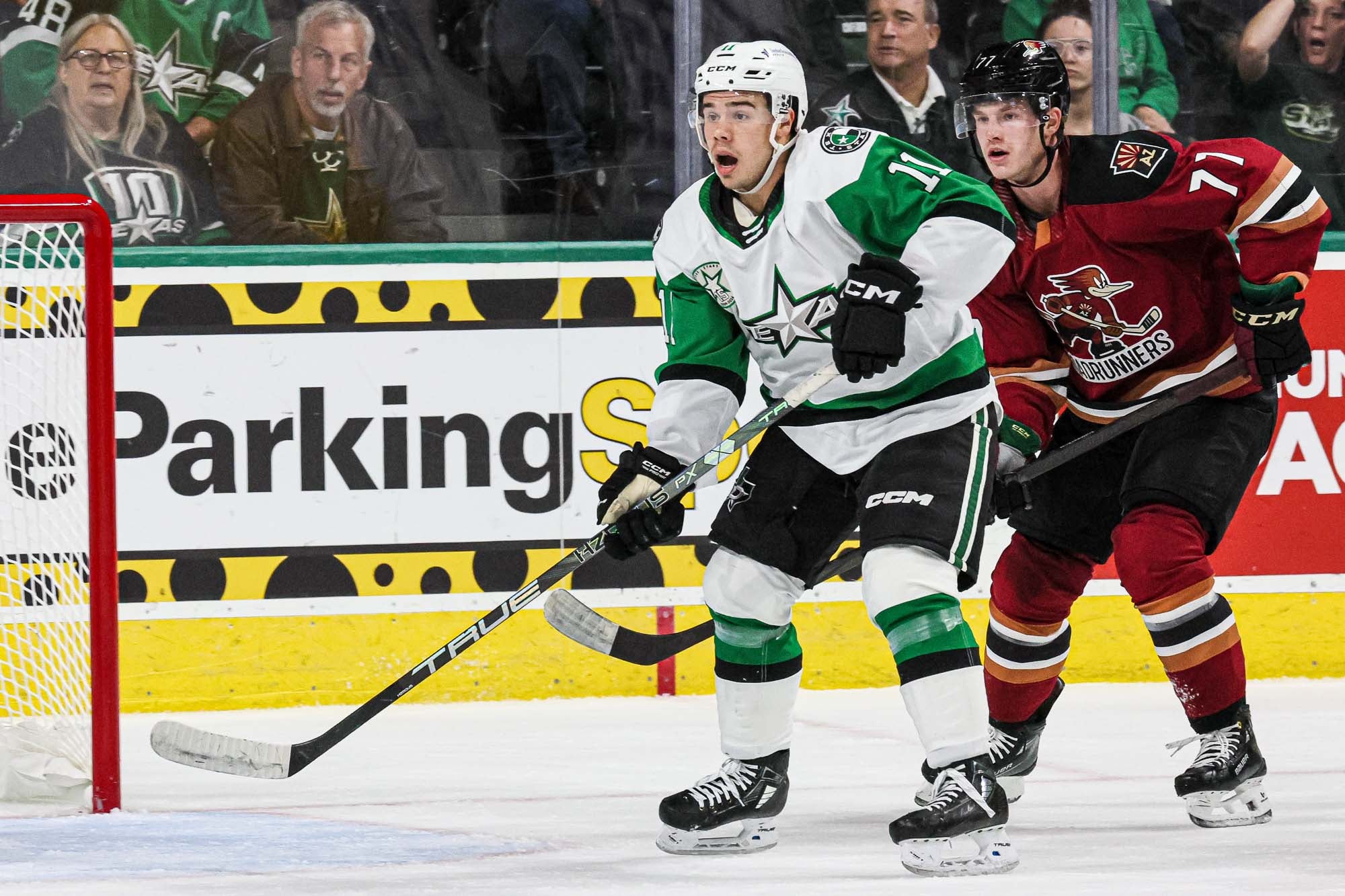 Cedar Park Texas Stars mascot Ringo has one goal