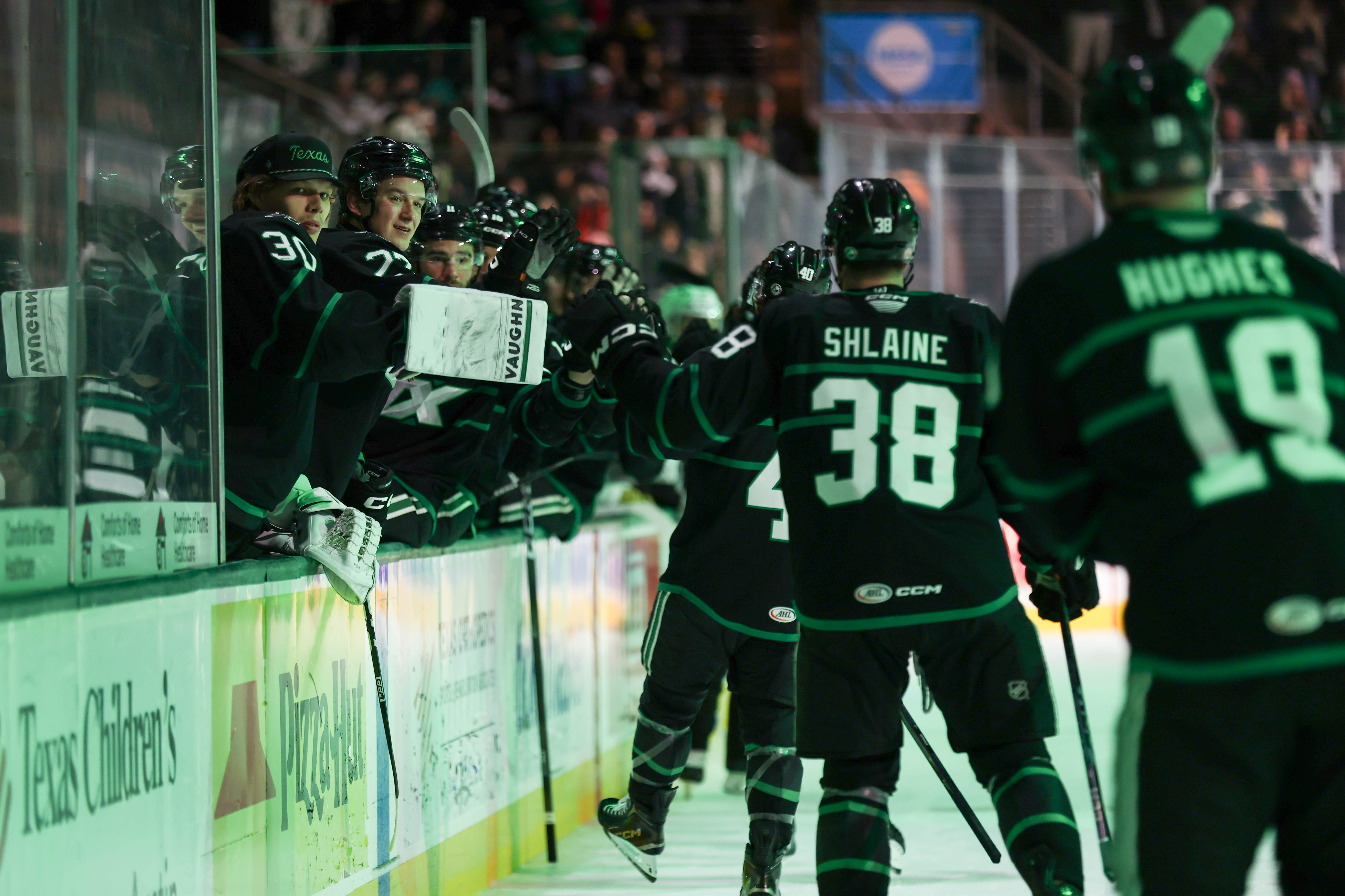 Stars Upend Silver Knights for Fifth Straight Victory