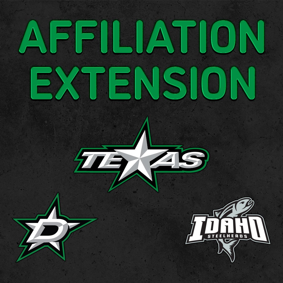 Stars Extend ECHL Affiliation with Idaho Steelheads