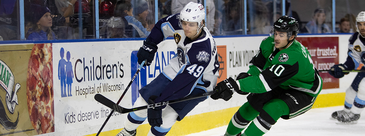 Stars Fall to Admirals in Extended Shootout