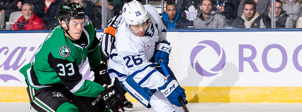 Toronto Marlies Edge Texas Stars 4-3