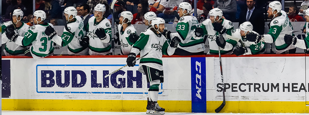 Stars Shine in Overtime in 4-3 Victory over Griffins 