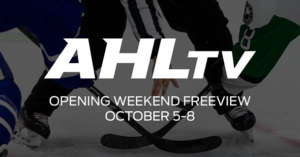 AHLTV OFFERS OPENING WEEKEND FREEVIEW