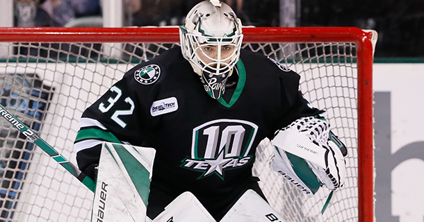 Stars Goaltender Colton Point Reassigned to Idaho Steelheads Thumbnail