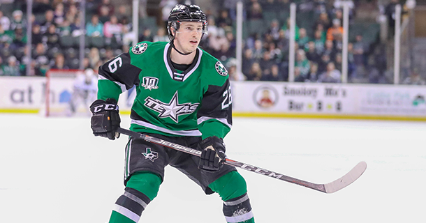 Stars Left Wing Spencer Naas Returned to Steelheads Thumbnail