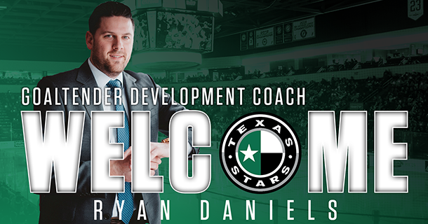 Ryan Daniels Hired as Texas Stars Goaltender Development Coach thumbnail
